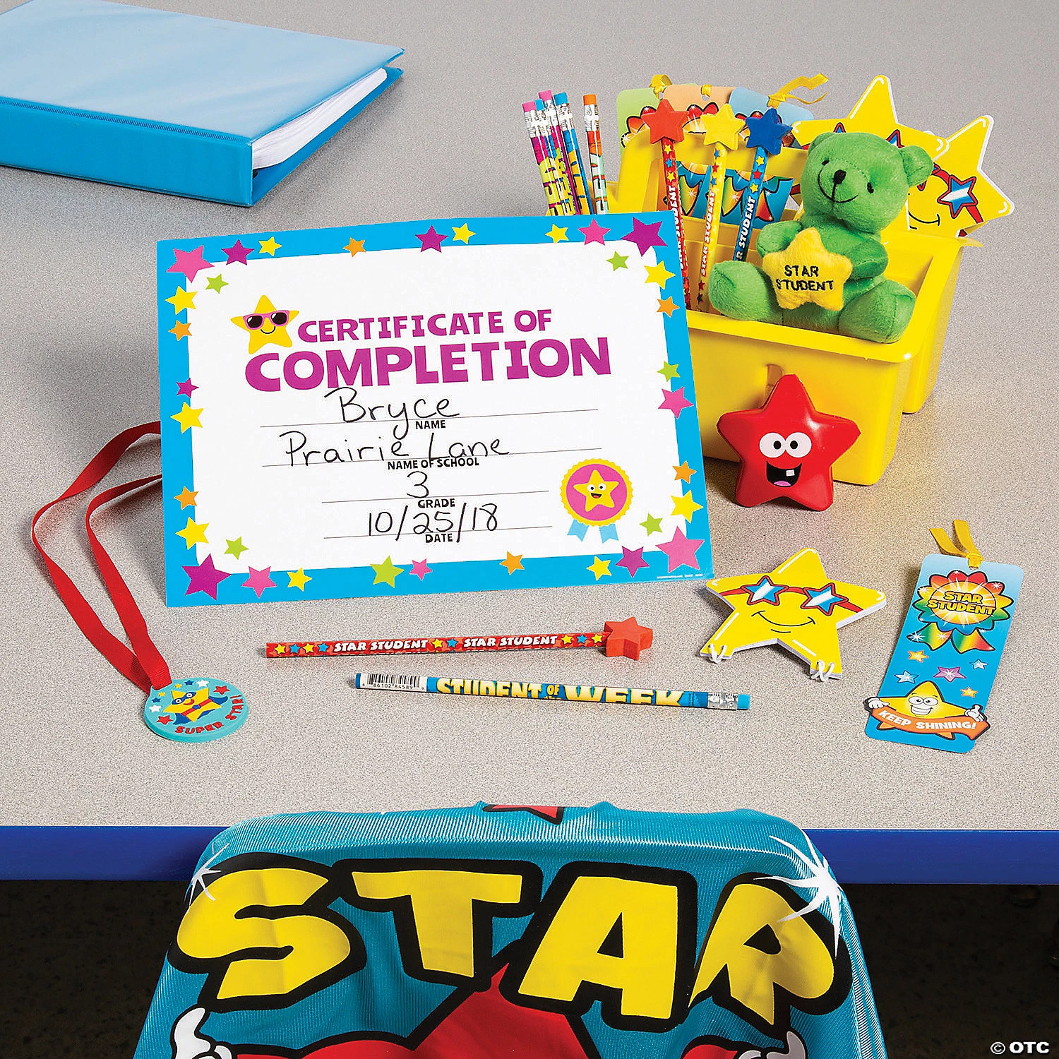 Star Student Dog Tag Necklaces - 12 Pc. 3 Star Student Dog Tag Necklaces - 12 Pc. - Image 3