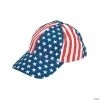 Stars & Stripes Baseball Caps - 12 Pc.