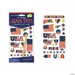 Stars & Stripes Jean Tats Pack -Apparel & Accessories Sales stars and stripes jean tats packjt21 a01