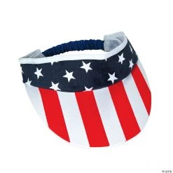 Stars & Stripes Visors - 12 Pc.
