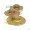 Sun Hats with Solid Band - 6 Pc.
