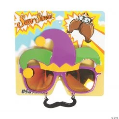 Sun-Staches® Mardi Gras Sunglasses - 1 Pc.