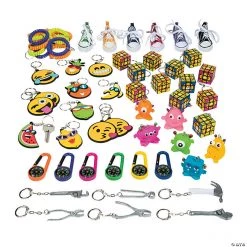 Super Fun Keychain Assortment - 60 Pc.