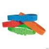 Superhero Sayings Rubber Bracelets - 24 Pc.
