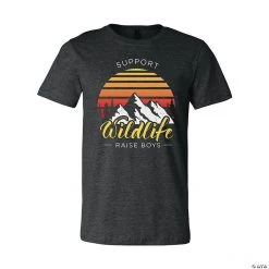 Support Wildlife - Raise Boys Adult’s T-Shirt