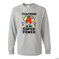 Teaching Is My Superpower Adult’s T-Shirt
