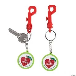 The World of Eric Carle™ Backpack Clip Keychains - 12 Pc.