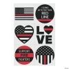 Thin Red Line Temporary Tattoos - 72 Pc.