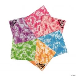 Tie-Dyed Bandanas - 12 Pc. -Apparel & Accessories Sales tie dyed bandanas 12 pc 15 34 ipc