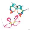 Toucan & Flamingo Party Glasses - 12 Pc.