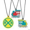 Train Necklaces - 12 Pc.