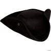 Tri Corner Faux Suede Hat Adult