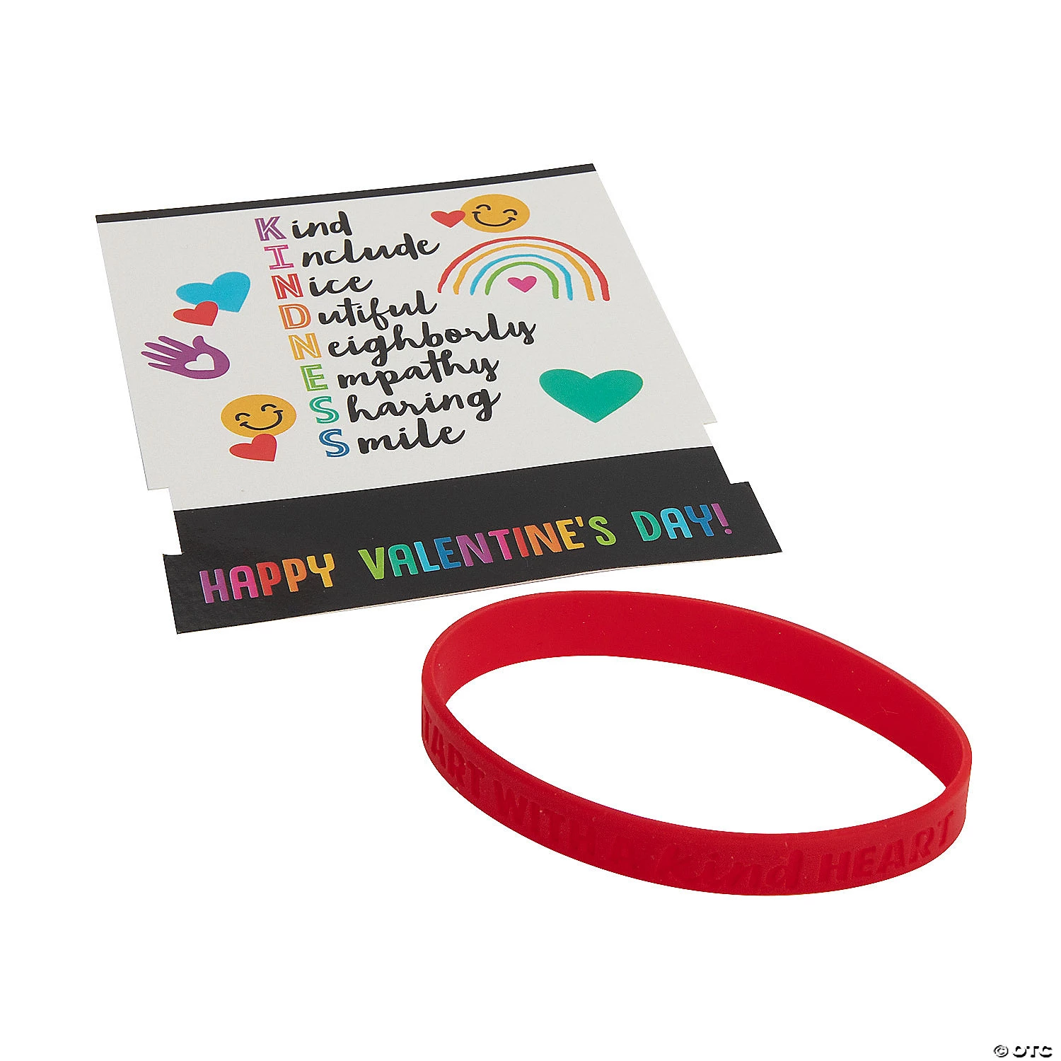 Valentine Bracelets with Card - 24 Pc. 3 Valentine Bracelets with Card - 24 Pc. - Image 3