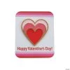 Valentine Enamel Pins with Card - 12 Pc.