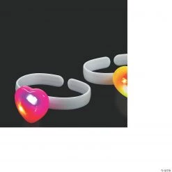 Valentine Heart Light-Up Bracelets - 12 Pc.