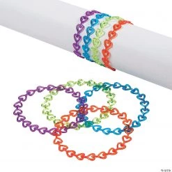 Valentine Hearts Rubber Bracelets