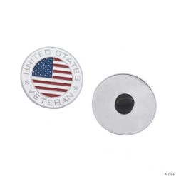 Veteran Enamel Pins - 12 Pc.