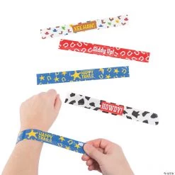 Western Slap Bracelets - 12 Pc.