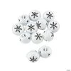 White Jingle Bells with Snowflake - 12 Pc.