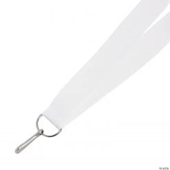 Breakaway Lanyards - 12 Pc. -Apparel & Accessories Sales white nylon breakaway lanyards 12 pc 47 636 a01