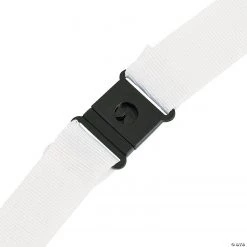 Breakaway Lanyards - 12 Pc. -Apparel & Accessories Sales white nylon breakaway lanyards 12 pc 47 636 a02