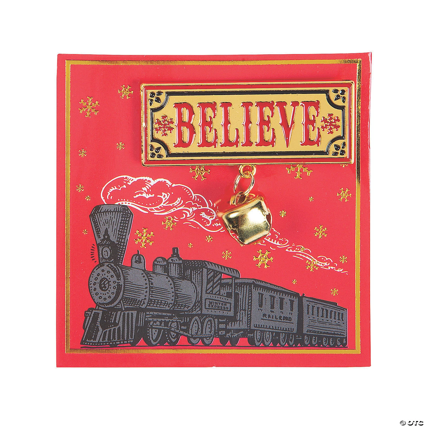 Winter Express Pins on Card- 12 Pc. 1 Winter Express Pins on Card- 12 Pc.