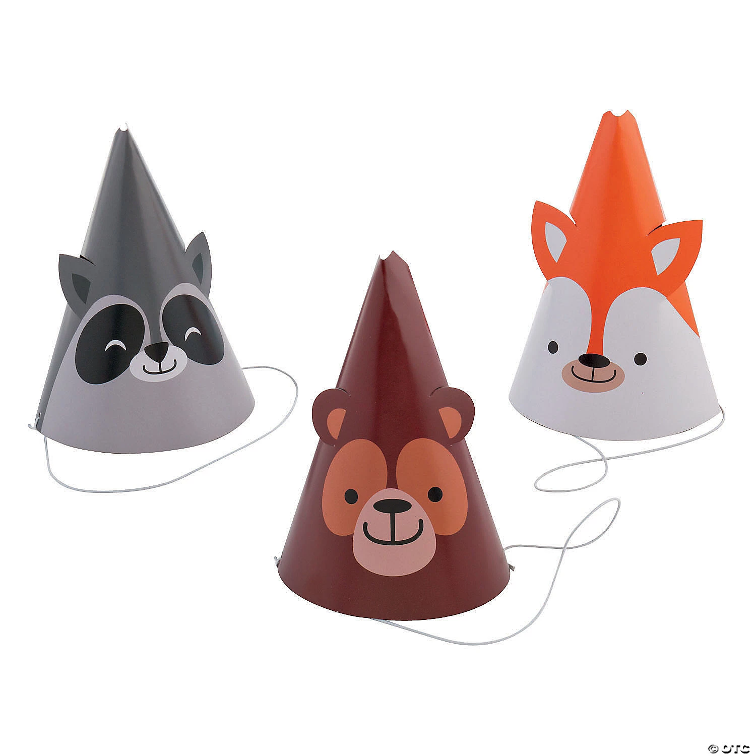 Woodland Party Cone Hats - 12 Pc. 1 Woodland Party Cone Hats - 12 Pc.
