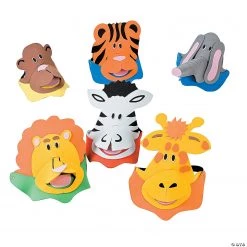 Zoo Animal Sun Visors - 12 Pc.